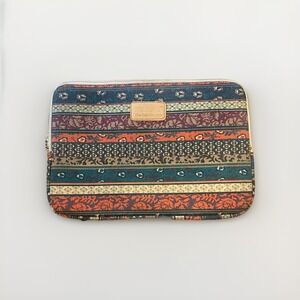 KINMAC Bohemian Grannycore Laptop Sleeve Leather Detail